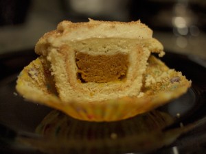 Pumpkin Pie Cupcake